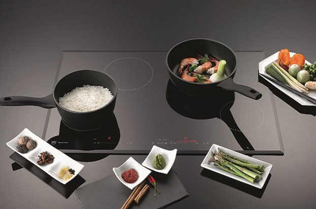 V-ZUG Table de cuisson à gaz 2 feux Dual Design