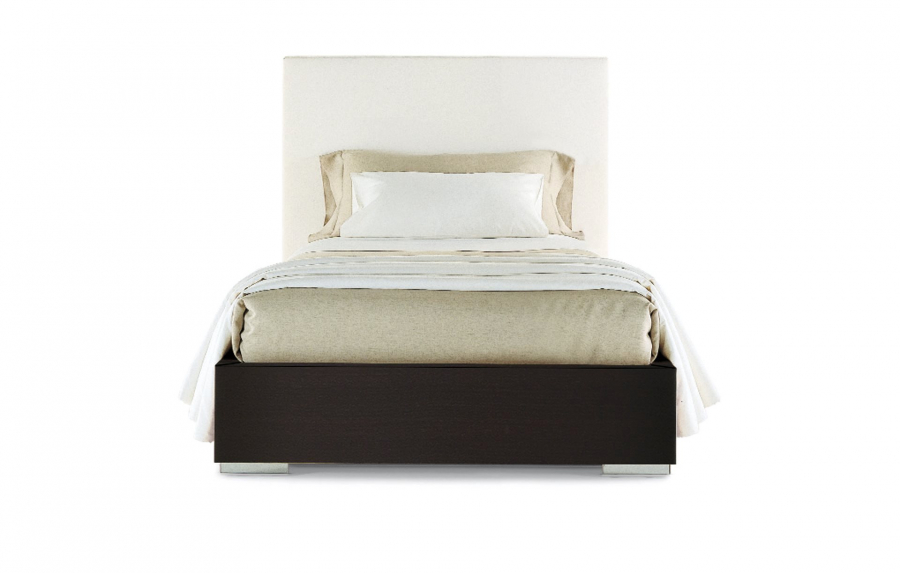 Poliform Arca bed with upholstered headboard